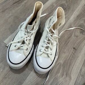 White High-Top Sneakers